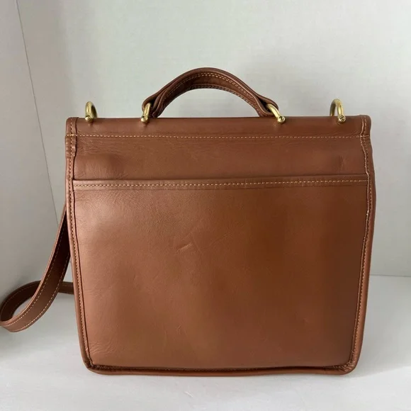 Coach vintage willis #9927 Tan Leather Bag - Picture 2 of 16